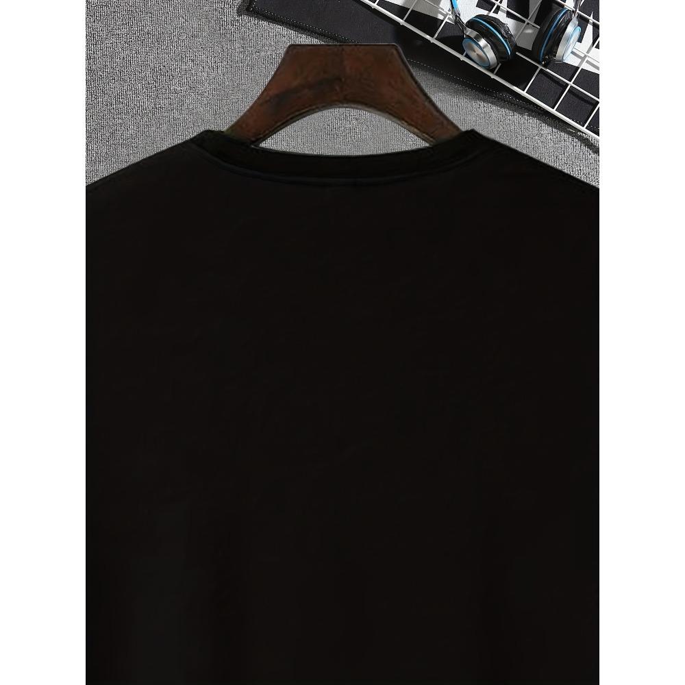 European sizes [Weed Print Graphic Tee] Casual Comfy Weed Print Graphic T-shirt - Men's Summer Tees - Mens Clothing