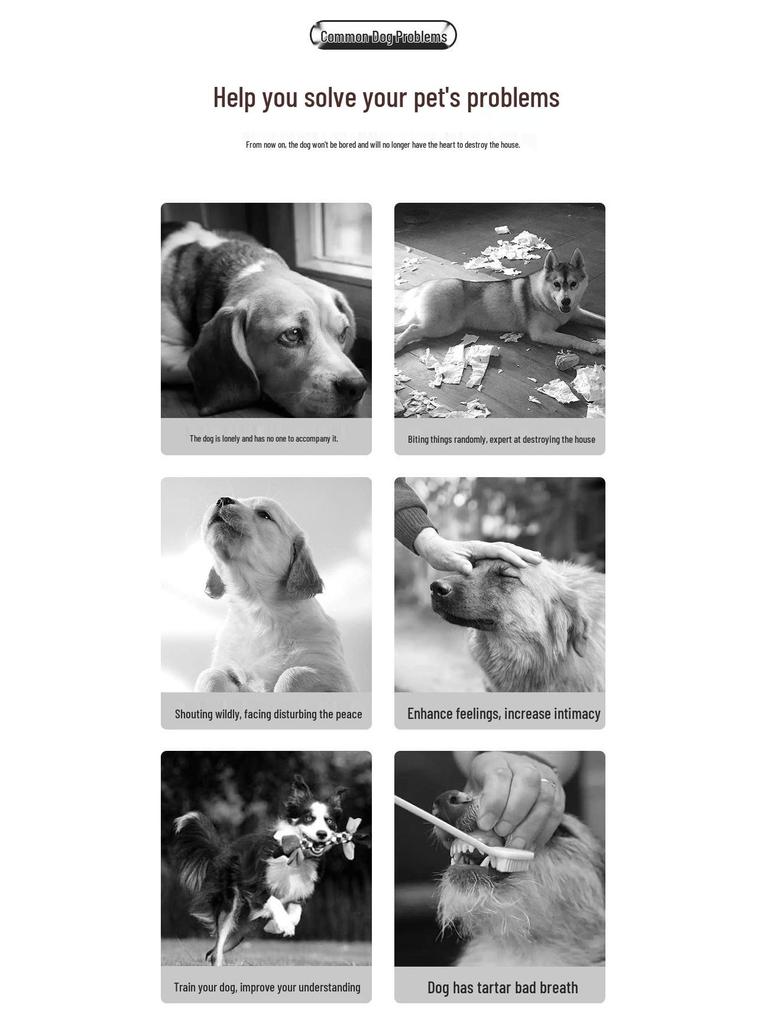 Two-Color Flashing Hollow Dog Toy with Shaking Sound and Splittable Design