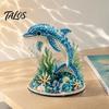 Creative Gifts for Holidays Beaded Ocean Animal DIY Kit, 3D Octopus Shark Craft Handmade Ornament Making Set Sea Animals Bead Art Project Adults,