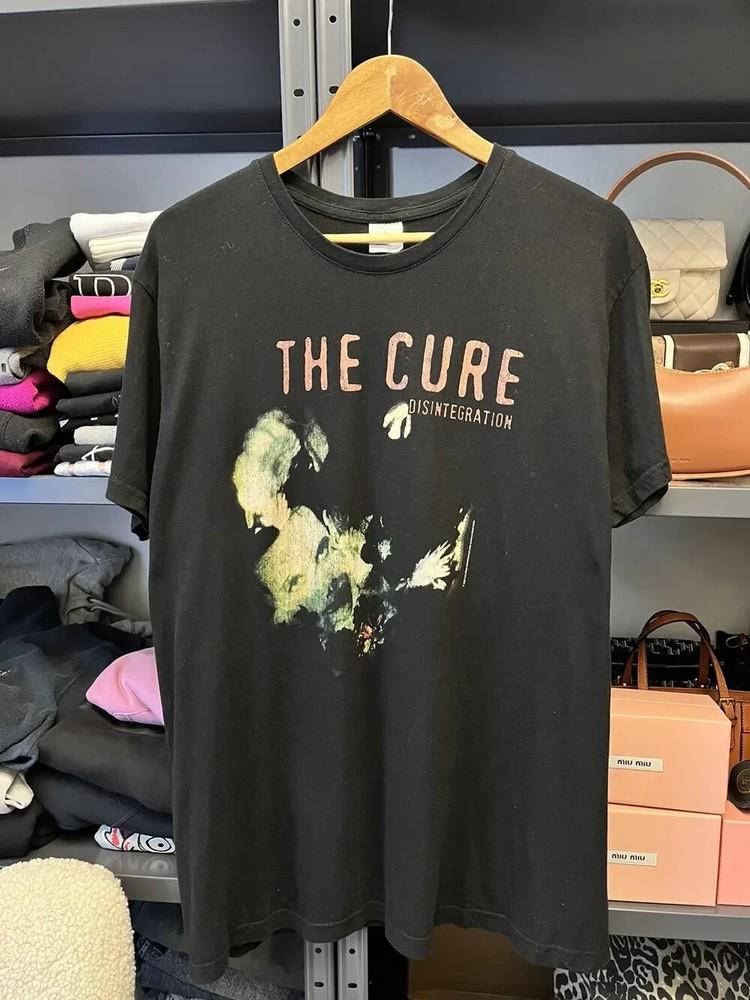 Черная футболка с принтом музыкальной группы The Cure AN49605 Унисекс L