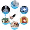 Hangheld Desk Type Magnifier 20X 30X Magnifying Glass Lens with LED Light for Reading Low Vision Seniors(Battery Not