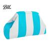 Kiss Lock Clutch Purse Woven Striped for Woman, Large Capacity Cosmetic Pouch, Portable Knit Dumpling Bag, Handbag Evening, Party Toiletry Bag