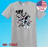Spy vs Spy Cartoon Grau Größe S-5XL