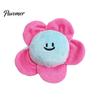 Internal Spiky Ball Toy Crinkle Flower Dog Toy, Squeaky Inside, Plush Puppy Cute Floral Chew Interactive Fetch for Small And Medium Dogs Durable