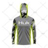 Mens Quick-Dry Hooded Fishing Shirt UV Protection Lightweight T-Shirt Breathable Milk Silk Fabric Outdoor