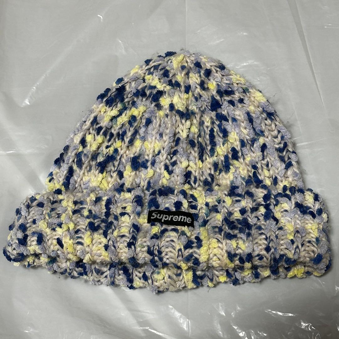 Used Supreme Chenille Beanie Lavender