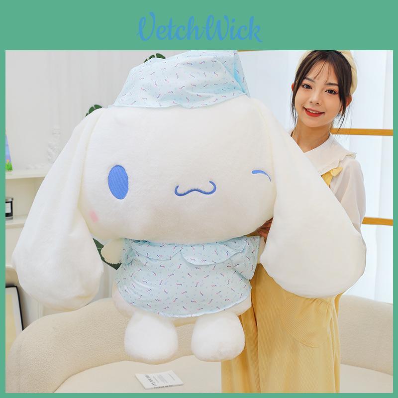 Sanrio White Dog Plush Toy With Super Soft Short Pile For Kids And Teens