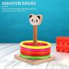 DECORNIJIA Ring Toss Game Set for Kids, Outdoor Family Game Toy, Cartoon Design with Smooth Edges, Durable Plastic Educational Play