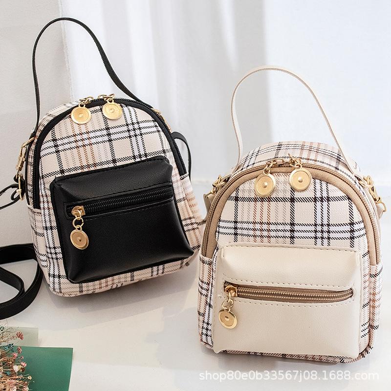 

Ladies Backpack New Lady Backpack Ladies Small Backpack Student School Bag коричневий