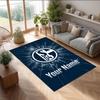 Tappeto in Velluto di Cristallo Stampato Schalke 04 FC Tappeto Antiscivolo in Velluto di Cristallo Per Divano Camera da Letto Decorazione Interna per la Casa
