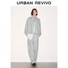 UR 2026 Women's Trendy Grey Curved Pants