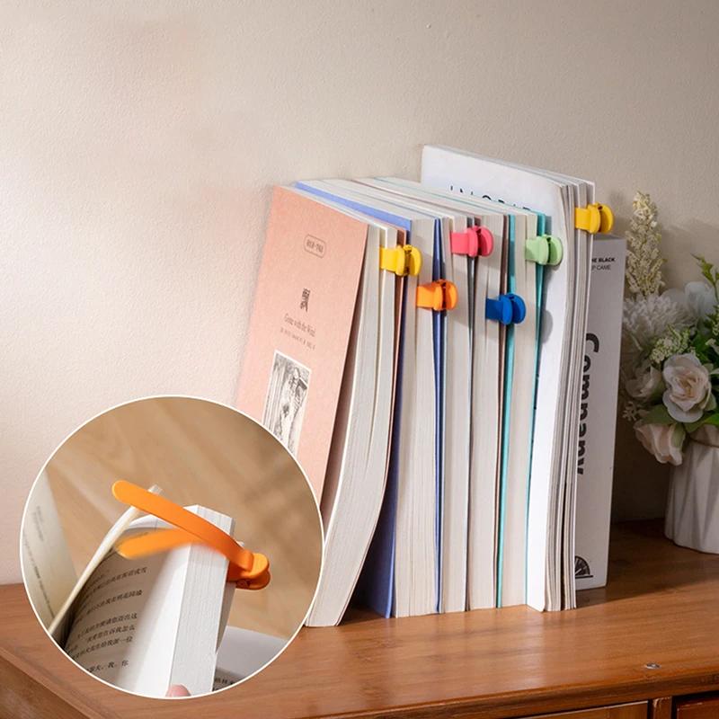 1/3/6pcs Smart Bookmark Silicone Book Mark Book Spare Parts Accessories Parts For Reading Lovers Bookmarks For Men Women