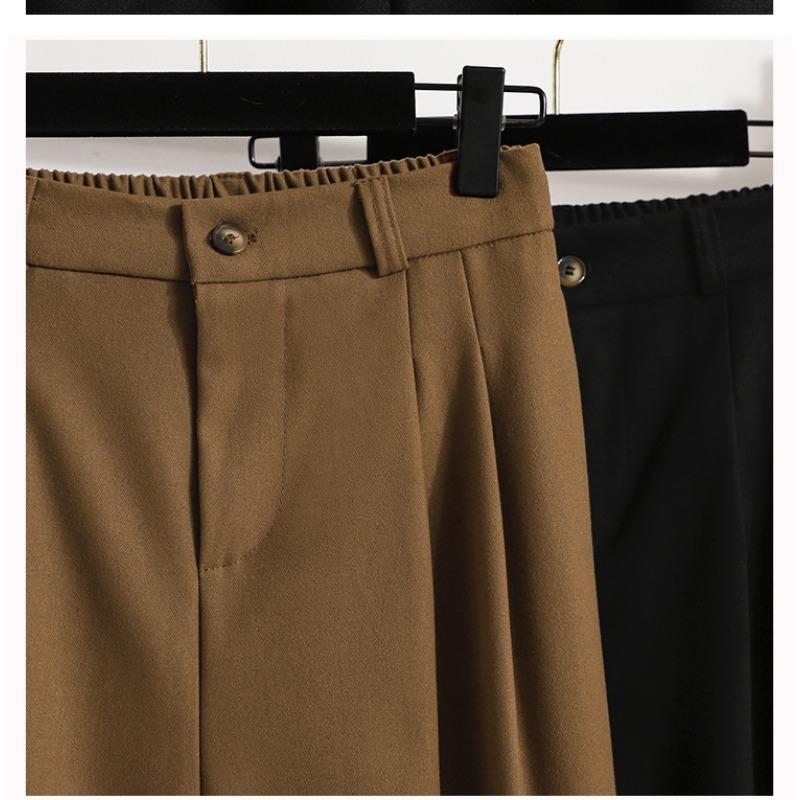 DIMANAF 2025 Spring Plus Size Pants High Waist Women Basic Elastic Pants Loose Female Casual Harem Pants