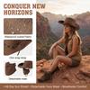 Breathable Western Cowboy Hat Solid Color Adjustable Wide Brim Sun Hat Outdoor Mountaineering Fisherman Sunshade Cap Travel 1PC