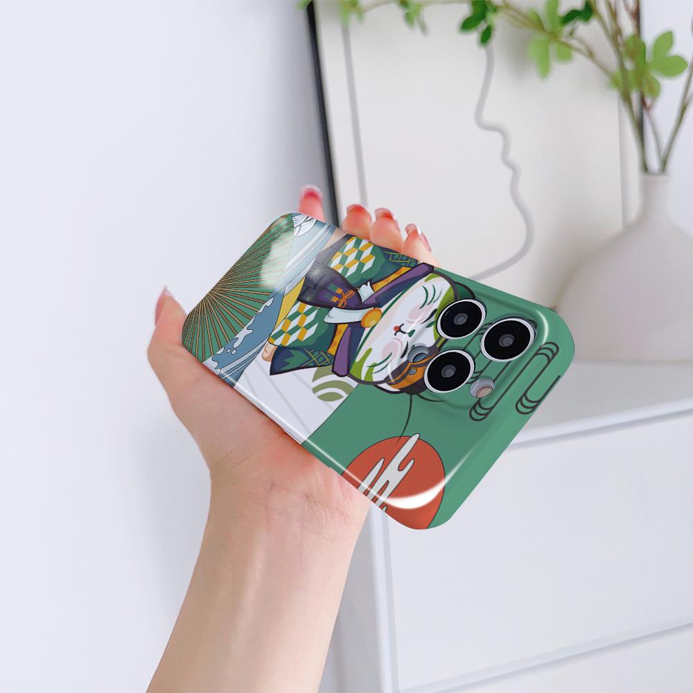 All-inclusive Film Phone Case Cartoon Fashion Design Hard Shell Full Cover Camera Protection Case for iPhone Huawei Honor Vivo Google