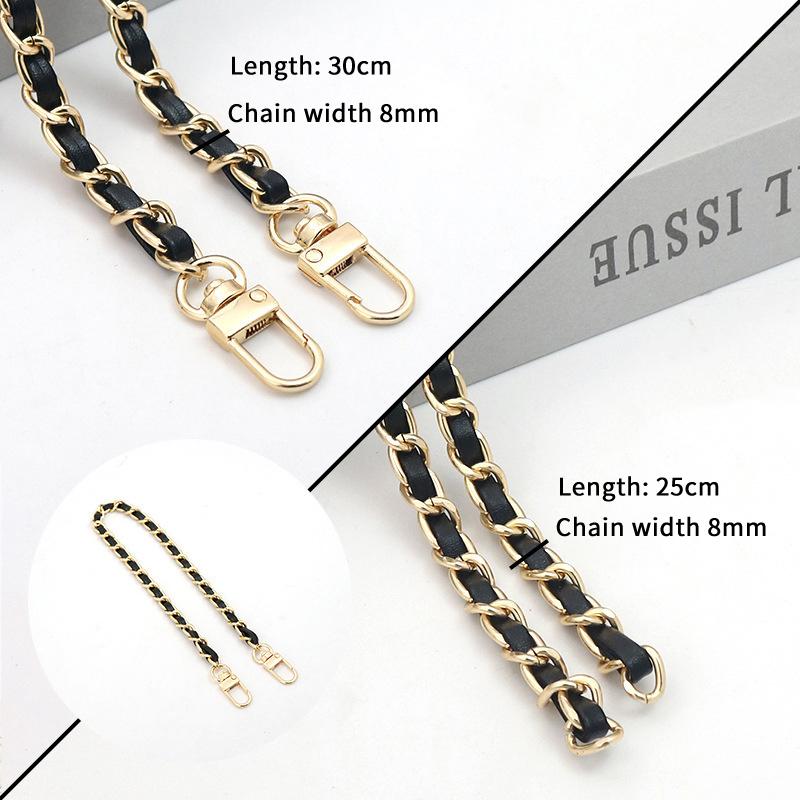 30Cm Multi-Color Diy Chain Bag Accessories Women'S Shoulder Metal Bag Chain Strap Crossbody Bag Belt Chain Tote Bag