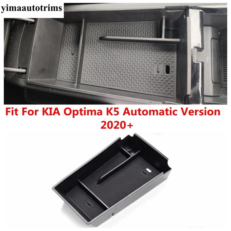 Central Control Armrest Storage Box Container Holder Tray Accessories Interior For KIA Optima K5 Automatic Version -