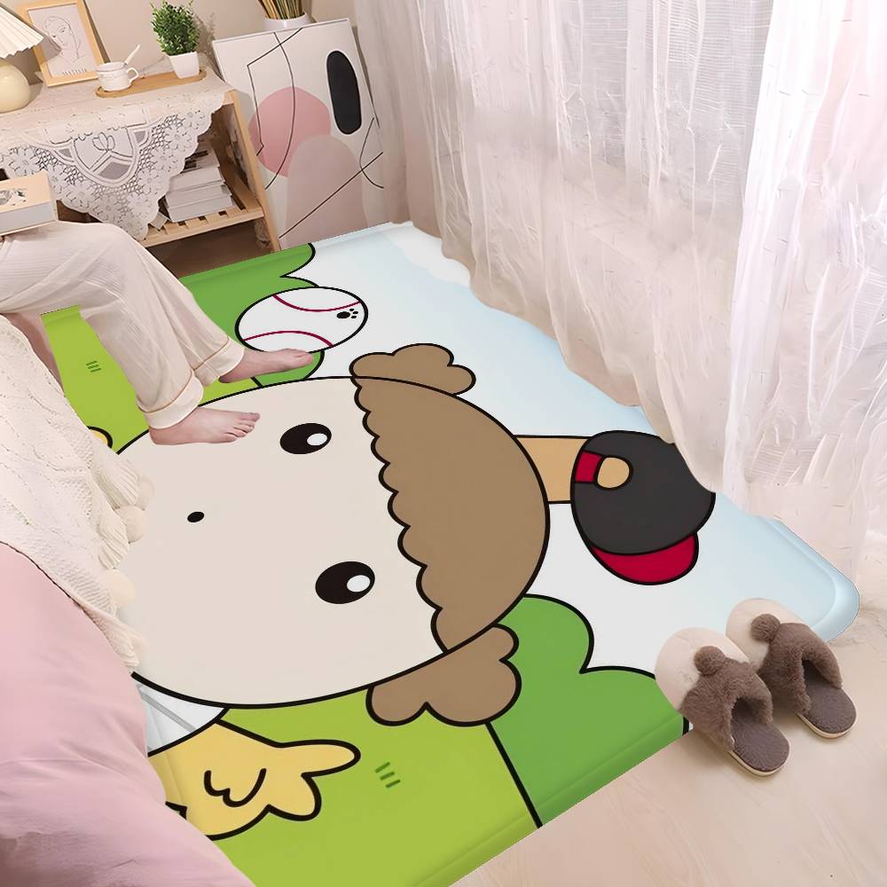 Cartoon Maru Is A Puppy Door Mat Washable Non-Slip Living Room Sofa Chairs Area Mat Kitchen Doormat Area Rug