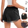 Women's Quick-Dry High-Waisted Running Shorts with Inner Lining