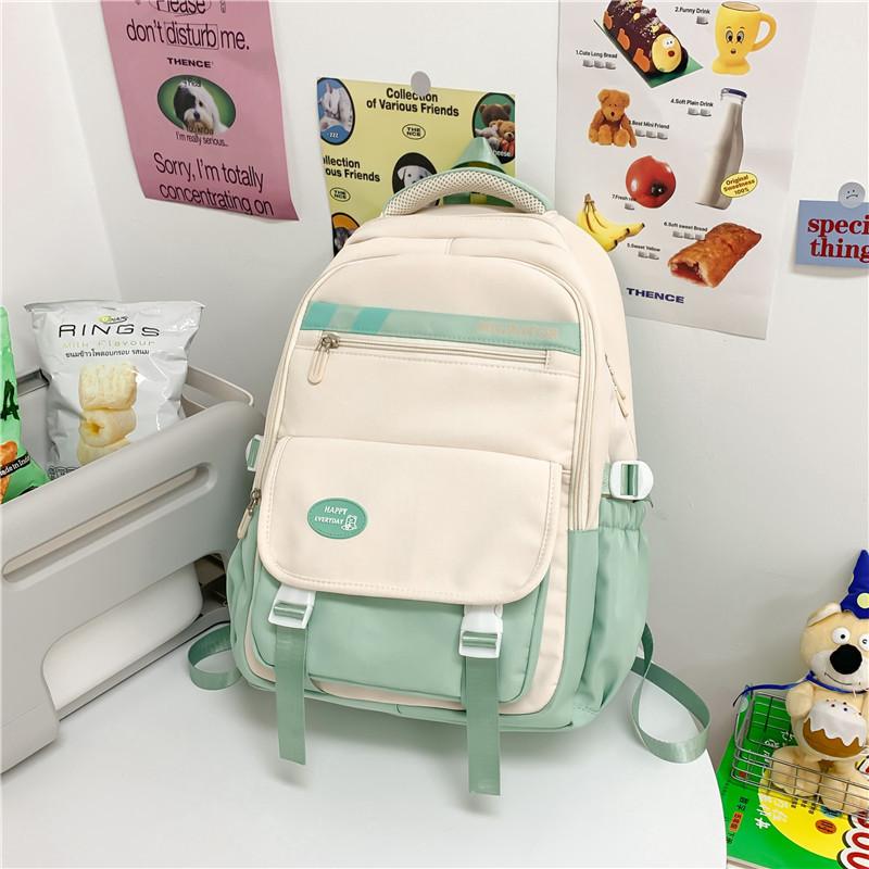 

Студентка Шкільний рюкзак Студент середньої школи Кампус Рюкзак шиття Рюкзак зелений