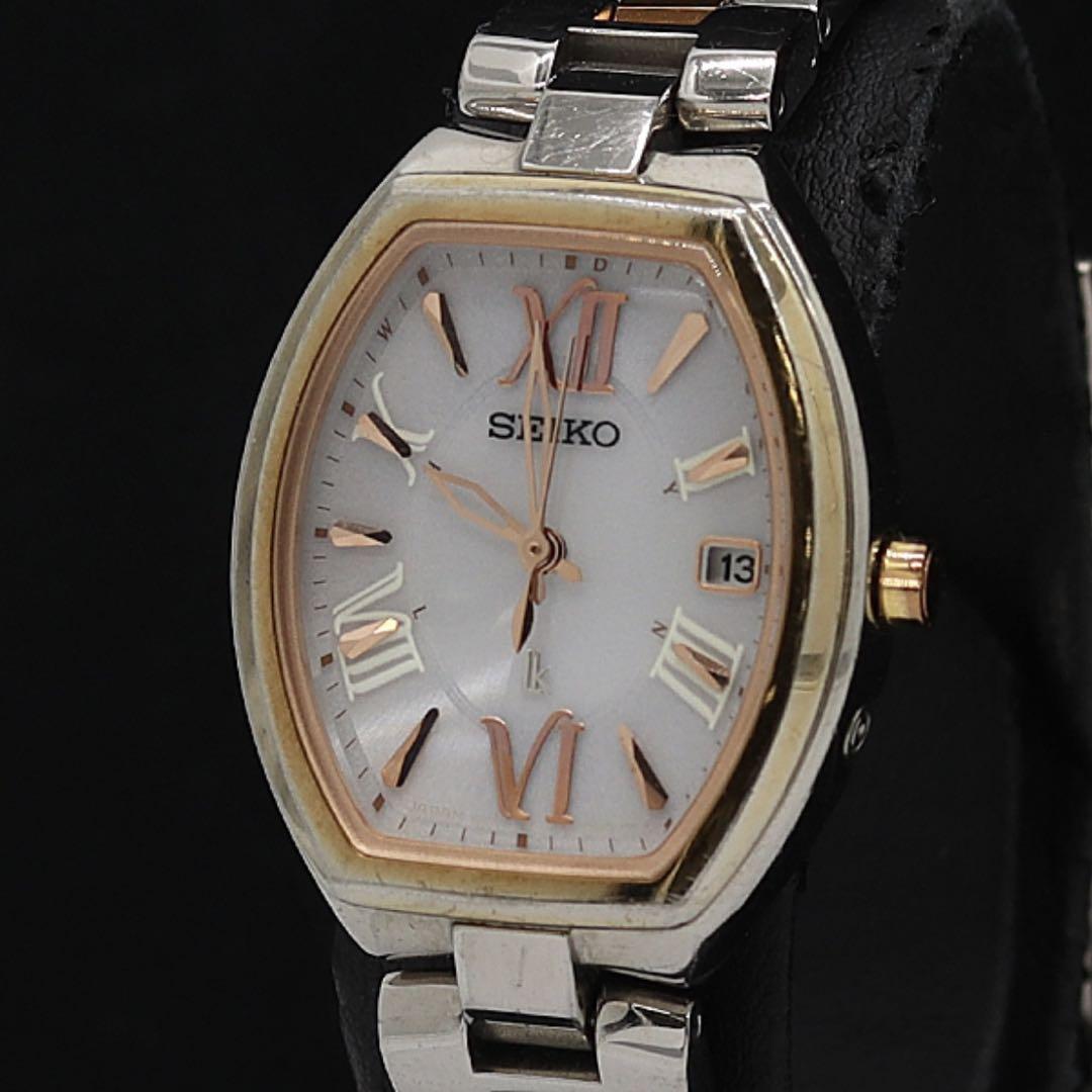 

[USED] Seiko Lucia Women s Watch SSQW028 Radio-Controlled with Box