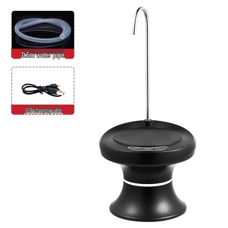 Electric Tabletop Water Dispenser with Tray - Automatic Pump for Bottled, Pure, or Mineral Water