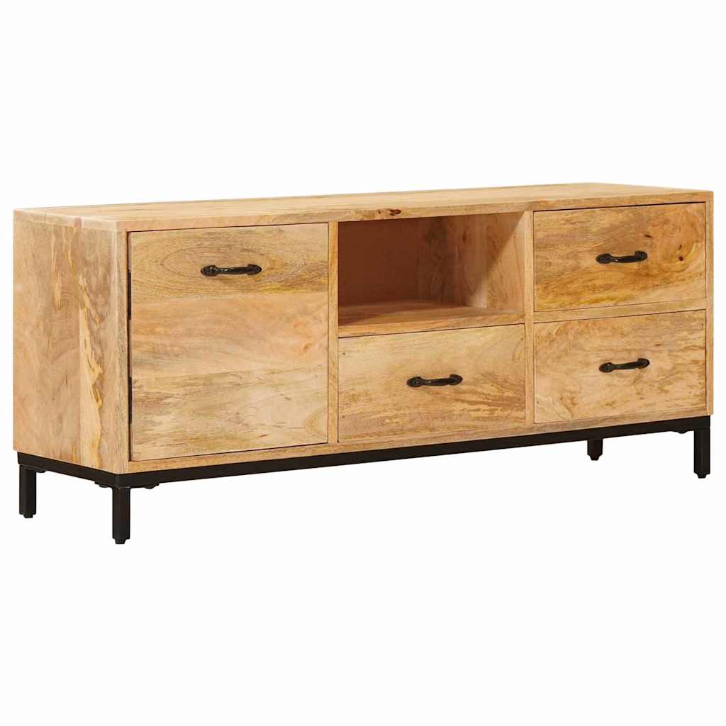 TV Stand Brown 110 x 30 x 46 cm Solid Mango Wood