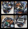 Spot Graffiti Streetwear Lightweight Backpack for Students & Casual Use