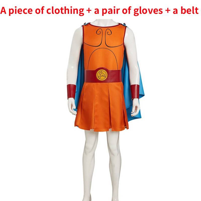 Hercules Cosplay Costume For Halloween With Polyester Fabric For Anime Fans