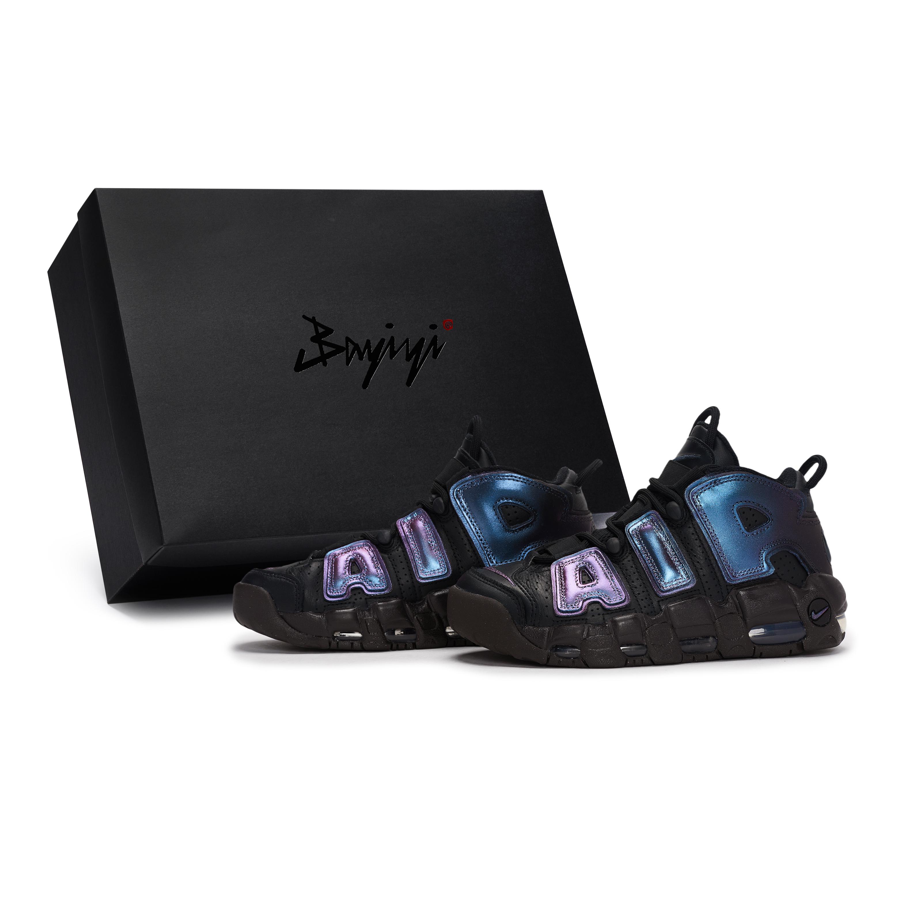 

Nike Air More Uptempo Vintage Basketball Shoes Women s Mid Top Blue/Purple DV1137-001(Team80-S-BOX) 35.5