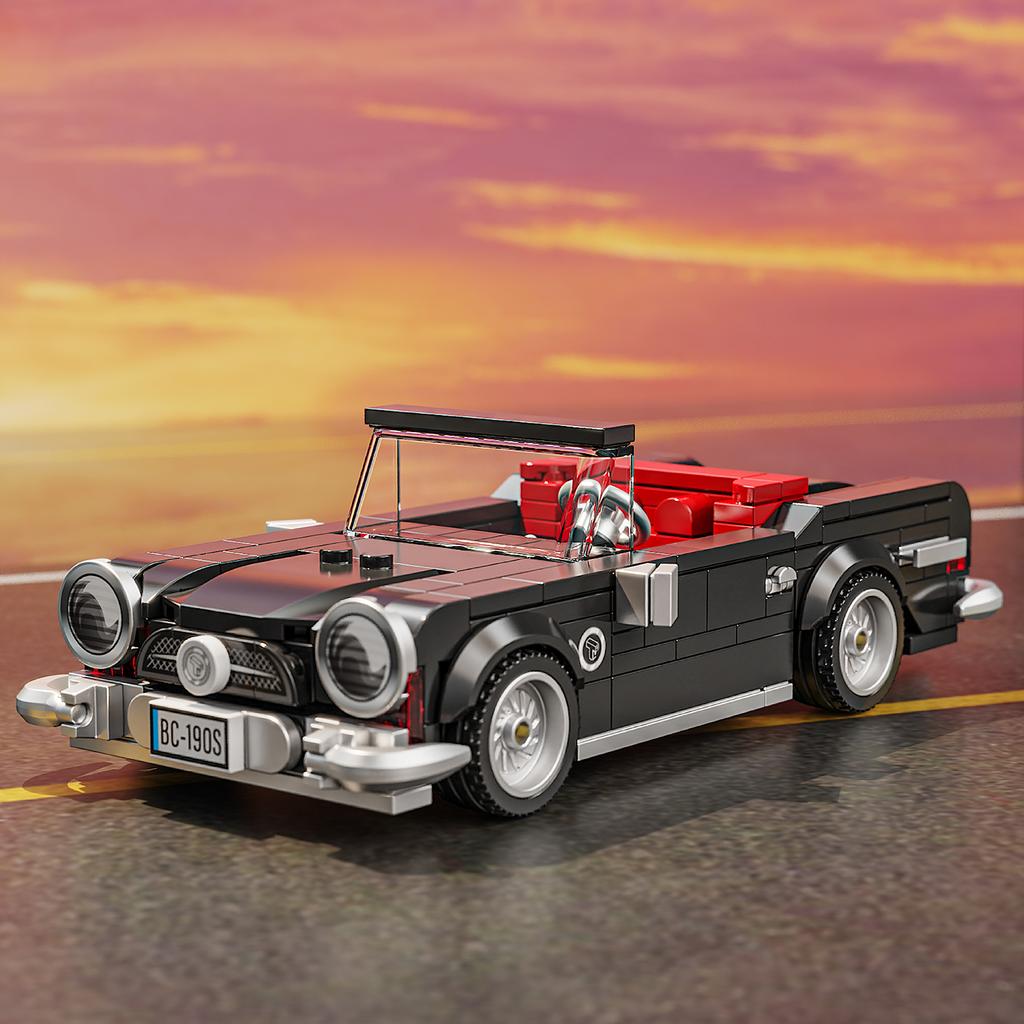 313PCS Building Blocks Sports Car Toy Model Educational Toys Compatible Others Bricks Sets With Transparent Display Box Gifts