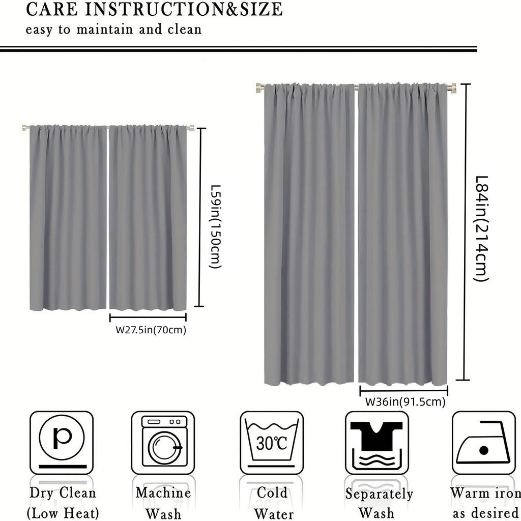 2pcs Rustic Cabin Deer Curtains for Bedroom, Vintage Country Farmhouse Fall Forest Wildlife Print Window Curtains
