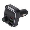 Bluetooth Car Adapter Dual Port Fast Charging Multifunctional FM Transmitter Wireless Radio Adapter 1PC