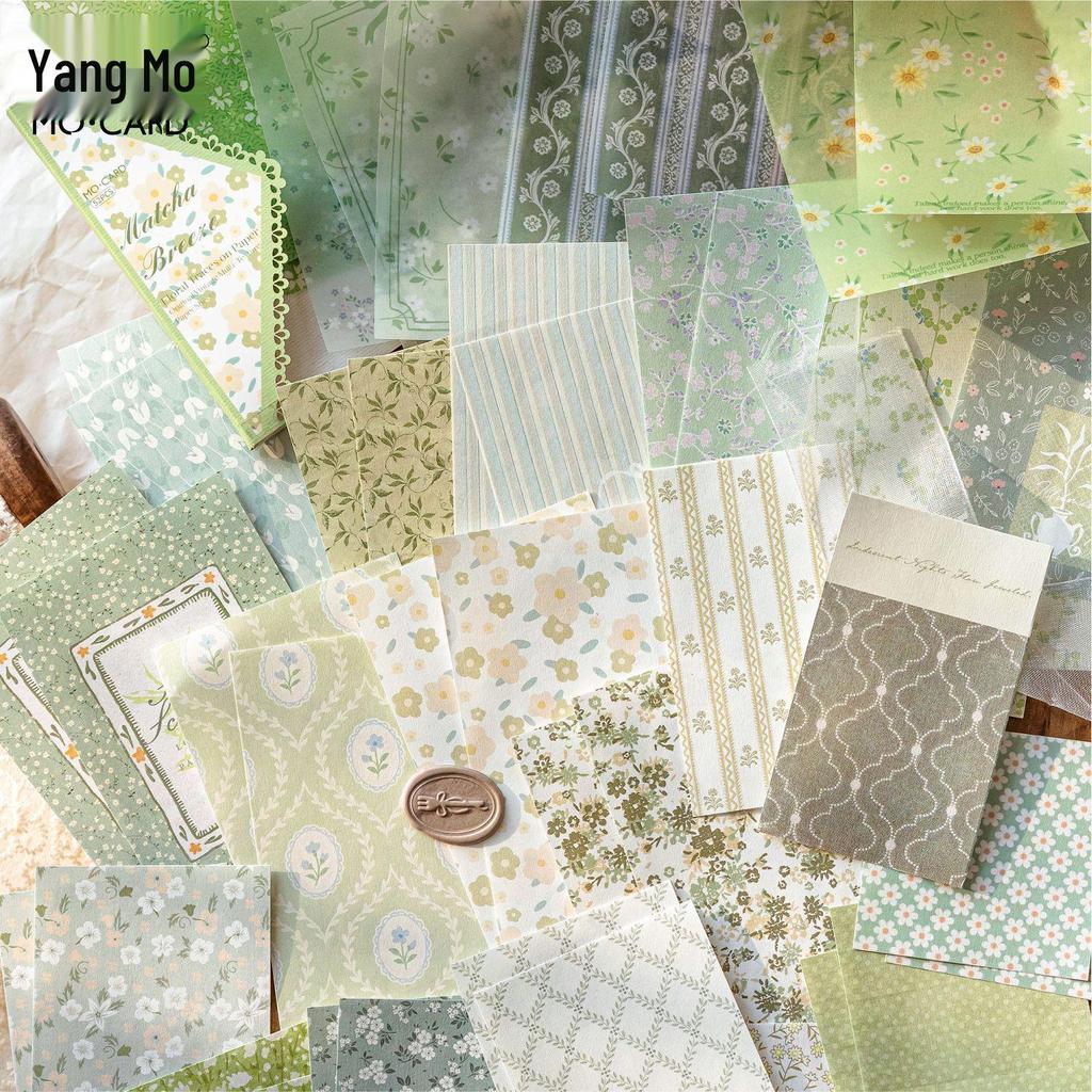 Mò Mò Paper Brick Flower Trace Korean Luxury Journal DIY Decoration Pack