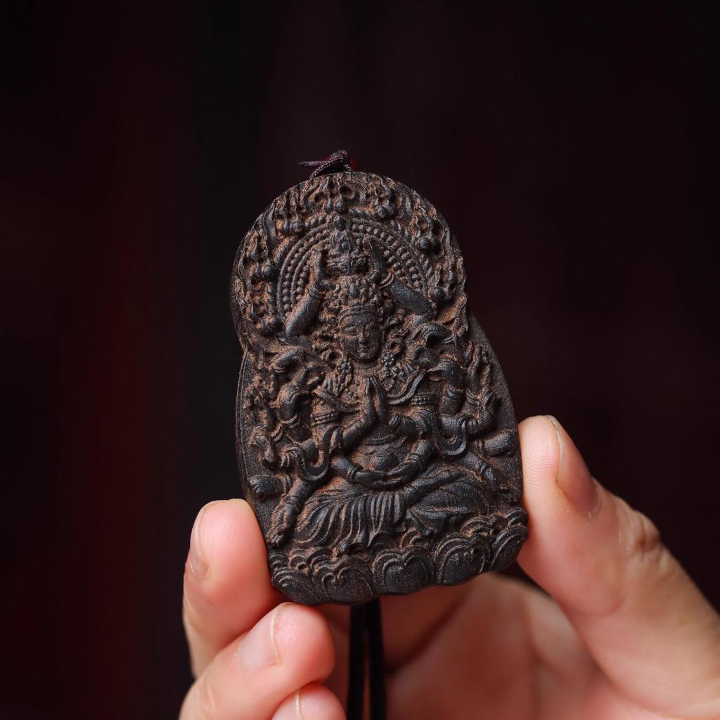 Chengui Zhao Gongming Martial God of Wealth Pendant Necklace – Five Ways God of Wealth Design for Men and Women