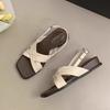 Platform sandals women's summer wear new beautiful retro vacation beach slippers