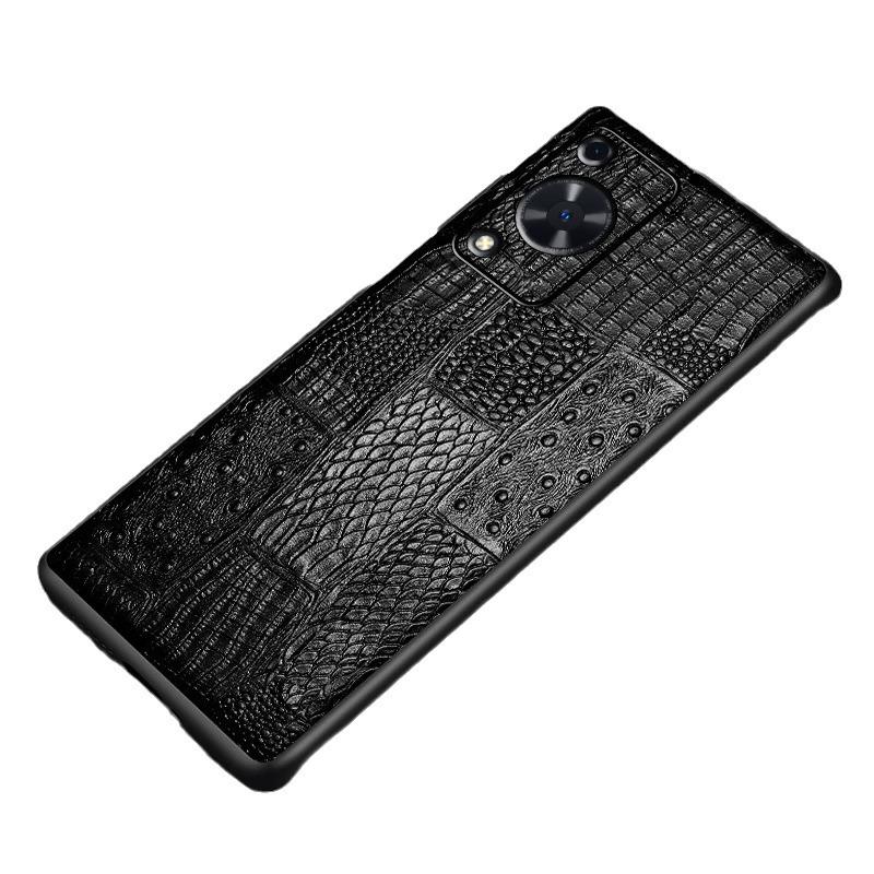 Cowhide grain full package leather protective cover for Huawei Enjoy 70 and Enjoy 70Pro mobile phones.