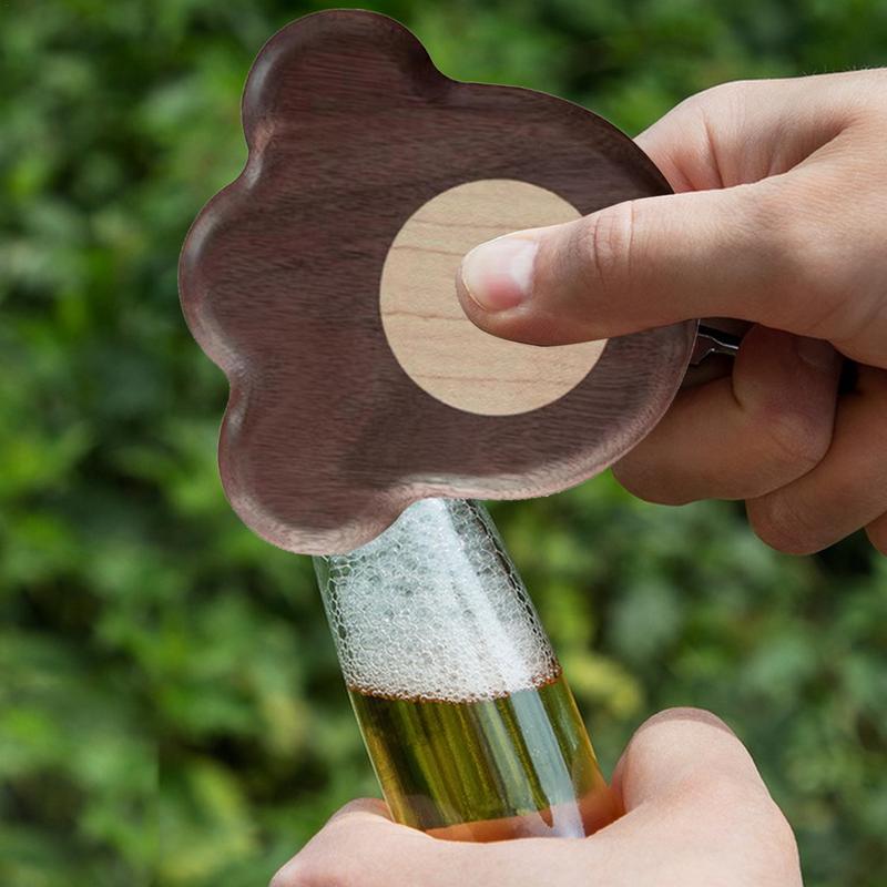 Magnetic Beer Bottle Opener Small Fridge Magnet Beer Bottle Openers Portable Soda Bottle Opener Bottle Top Opening Tool Kitchen