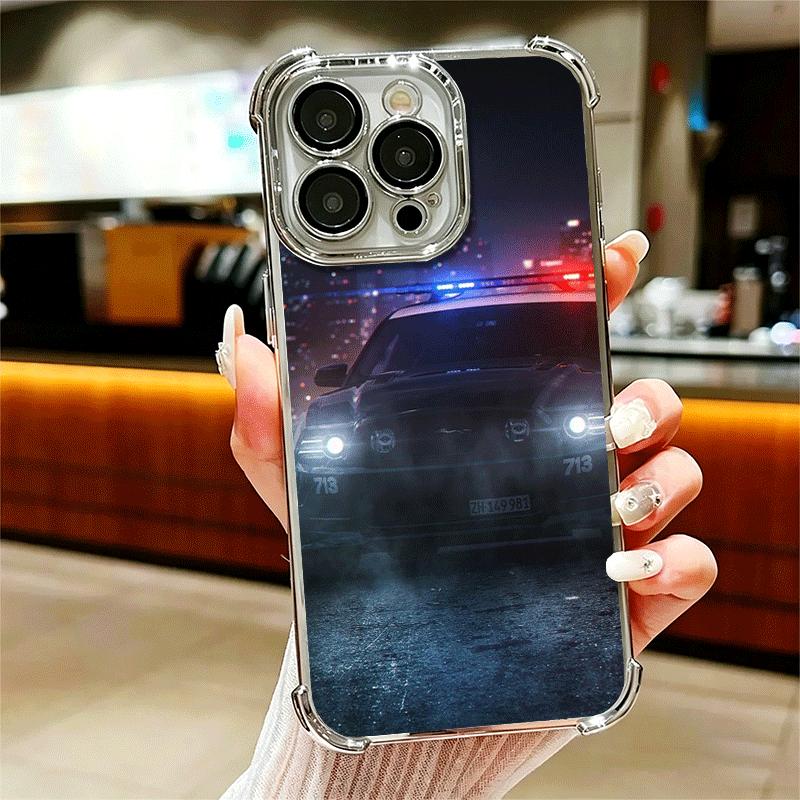 Полиция ФБР ID-карта Swat Мягкий чехол для телефона для iPhone 15 16 17 Air 14 Pro Max 16E Plus 13 12 Mini Покрытие Защита от падения Fundas iPhone 12 Pro Max