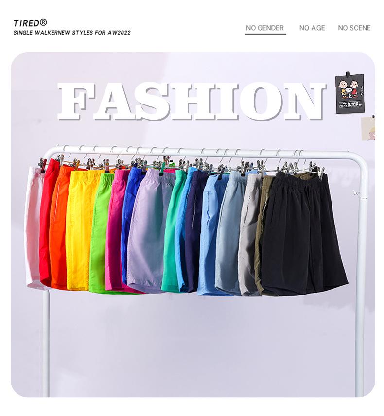 Pantaloni scurți de plajă impermeabili, cu uscare rapidă, la modă, pentru bărbați, stil european-american