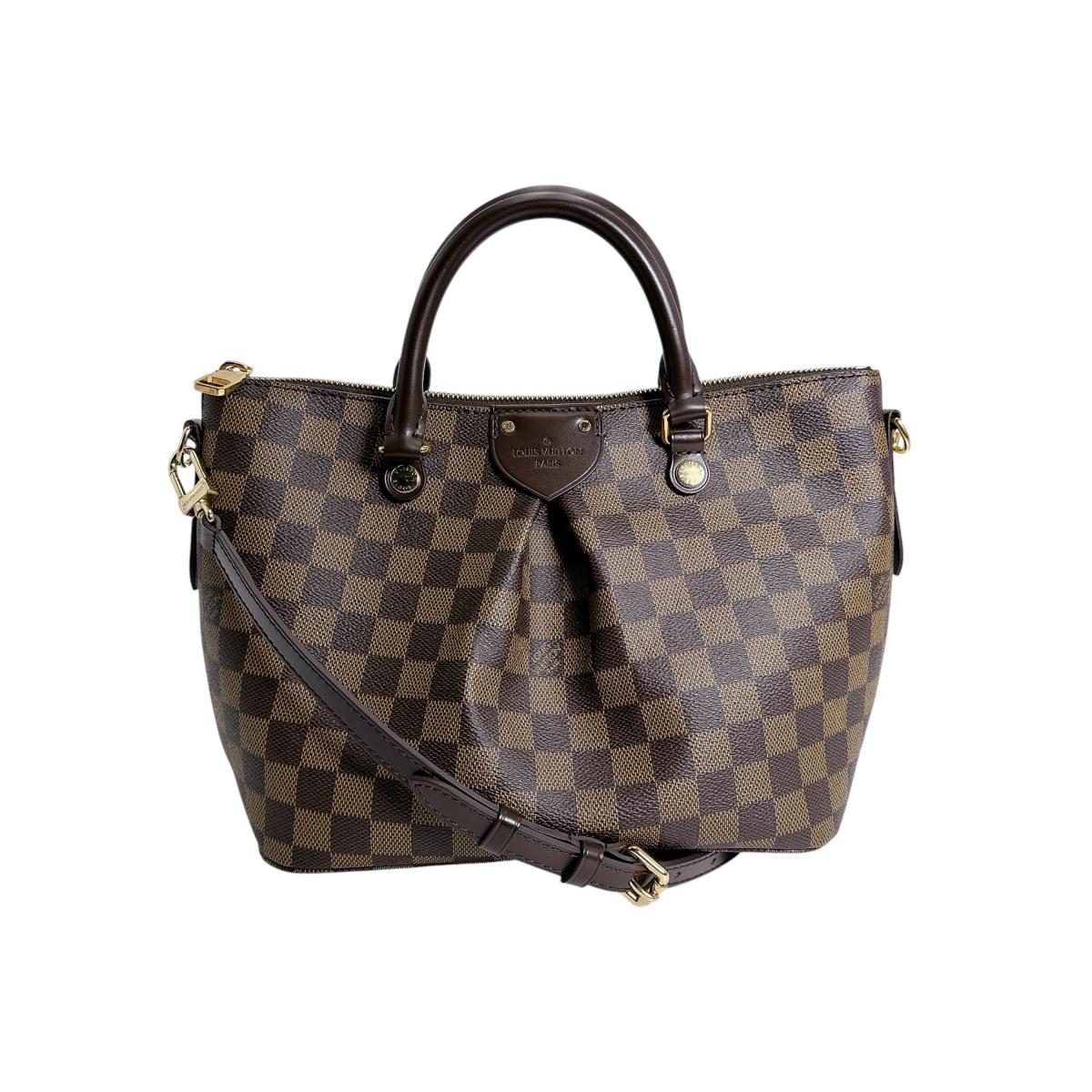 

LOUIS VUITTON Damier Sienna PM Handbag Damier canvas Brown unisex N41545 Used