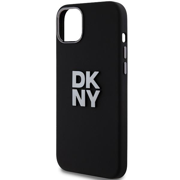 Dkny Dkhcp15Ssmcbsk Iphone 15 / 14 / 136.1 Czarny/Black Hardcase Liquid Silicone Metal Logo