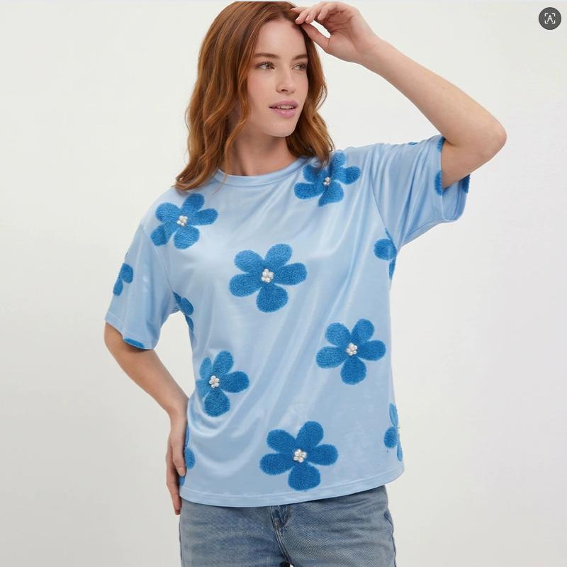 Nuova T-shirt a Maniche Corte a Strisce da Donna Estate Stampa Vintage Scollo a O Oversize Tee Casual Streetwear T-shirt Larghe Top Y2K