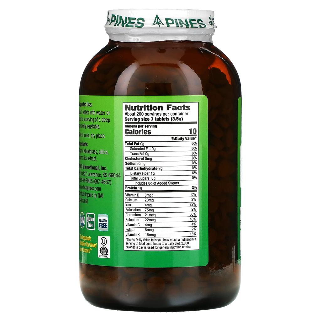 Wheatgrass, 500Mg, 1,400 Tablets