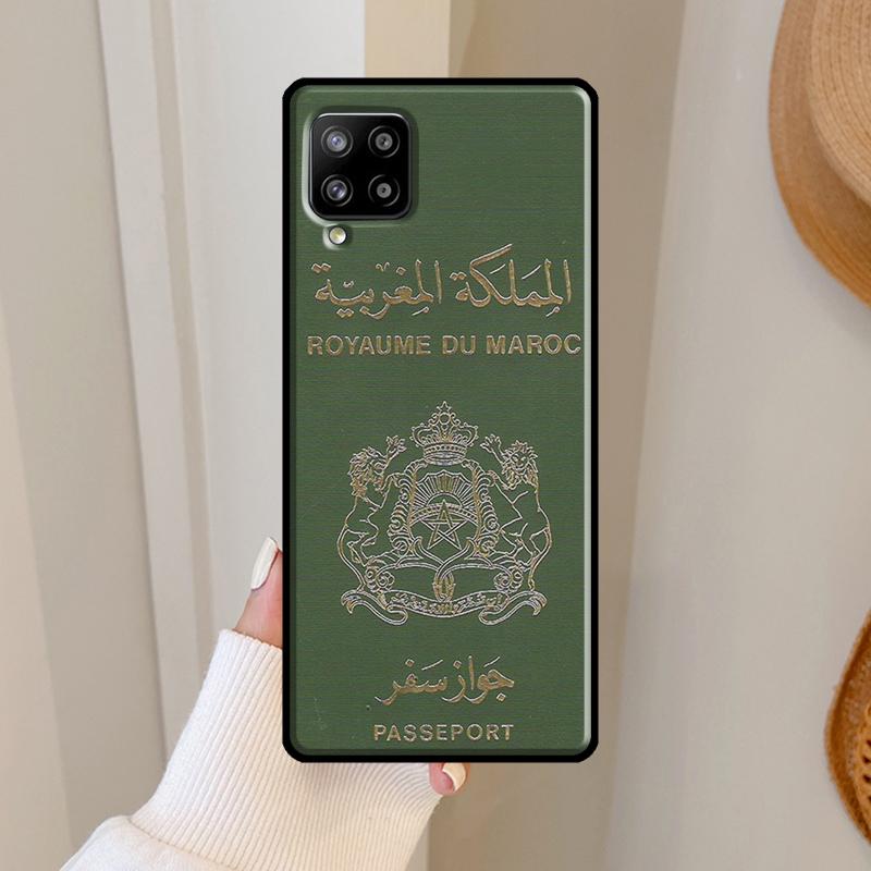 Pouzdro s marockou vlajkou na pas pro Samsung Galaxy A53 A33 A13 A73 A51 A71 A50 A12 A22 A32 A52 A72 A52S A21S Cover