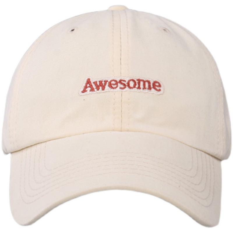 Wide and Widen The Brim To Show Off The Face of A Small Baseball Hat for Women Suitable for Big Face Round Face Large Size Korean Style Baseball Cap