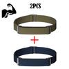 2 Stück Sport-Nylon-Armband für Google Fitbit Air Integriertes Metallrahmen-Armband Verstellbare Schiebeschnalle Weiches atmungsaktives Armband