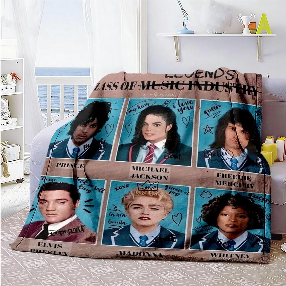 Michael Jackson Blanket Ultrasoft Great For Office Seaside Bedding Four Seasons Universal Modern Best Holiday Gift For Friends Family