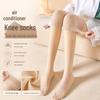 Women’s Summer Anti-Snag Silicone Non-Slip Velvet Knee Support Stockings - Durable & Warm Over-the-Knee
