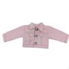 Doll Denim Jacket Miniature for Dollhouse Display Light